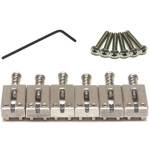 Chevalet Strat/Tele PG-8000-00 6-String de Graph Tech - acier brossé