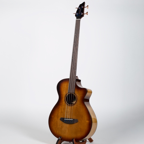 Breedlove ECO Pursuit Exotic S Concerto CE Acoustic-Electric Bass Guitar - Amber Burst