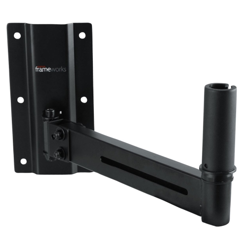 Gator Adjustable Wall Mountable Speaker Stands - Black