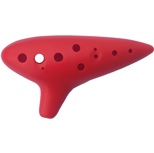 Zev ABS Ocarina - Red