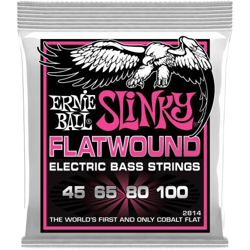 Ernie Ball Slinky Flatwound Bass Strings - Super 45-100