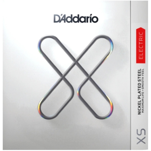 Cordes de guitare électrique XS MPS d'Addario - moyen