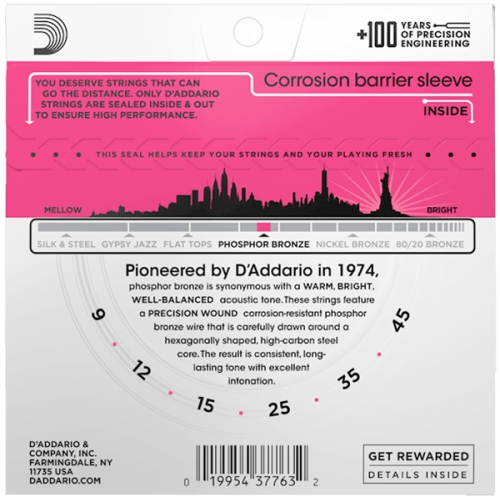 D'Addario EJ23 Acoustic Guitar Strings - Super Light 9-45