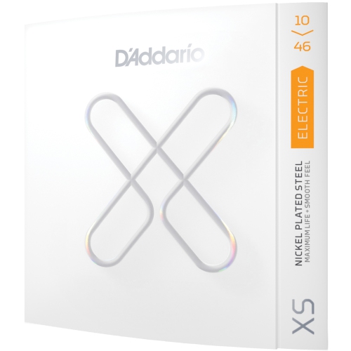 Cordes de guitare électrique à revêtement en nickel NPS d'Addario XS - lumière régulière 10-46
