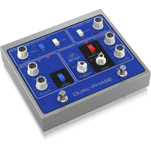 Behringer DUAL-PHASE Authentic Dual Analog Phase Shifter with 12 Opto-Couplers