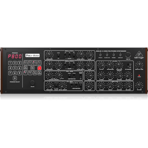 Image 1 de 4.. Synthétiseur polyphonique analogique classique à 8 voix PRO-800 de Behringer