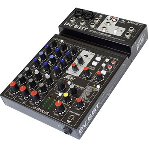 Peavey PV 6 BT 6-Channel Mixer w/ Bluetooth