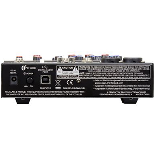 Peavey PV 6 BT 6-Channel Mixer w/ Bluetooth