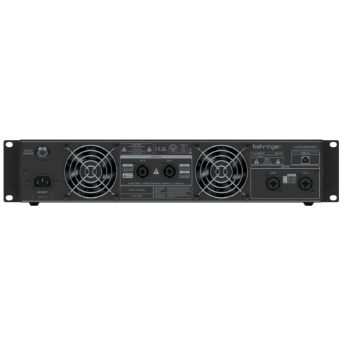 Amplificateur de puissance Class-D ultraléger de 6000 W NX6000D de Behringer avec traitement numérique du signal