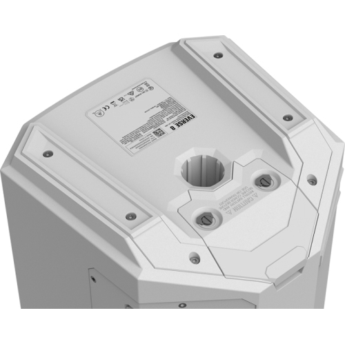 Haut-parleur IP43 alimenté par piles EVERSE 8 d'Electro-Voice avec Bluetooth - Blanc