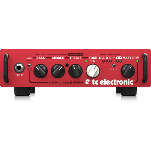 TC Electronic BH250 250 Watt Micro Bass Head