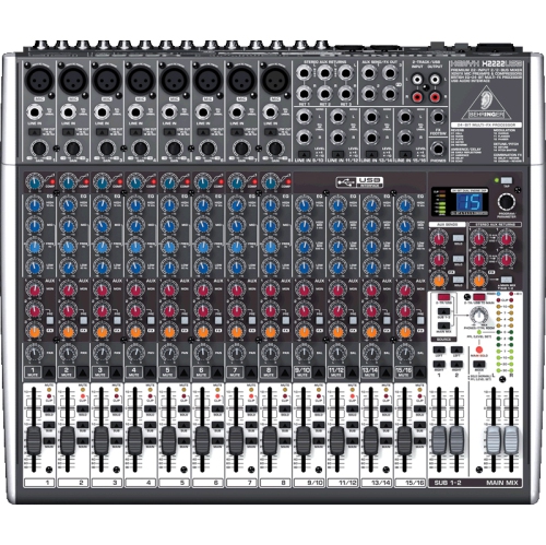 Image 1 of 2.. Behringer X2222USB - 22 Input 2/2 Bus Mixer with EFX and USB