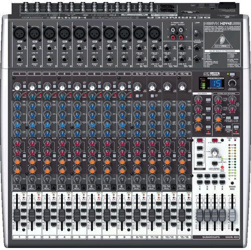 Behringer X2442USB - 24 Input 4/2 Bus Mixer with EFX and USB