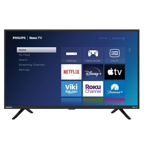 Refurbished - PHILIPS 32PFL6573/F6 32" 1080p FHD LED Roku Smart TV