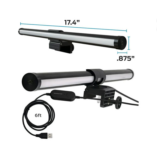 Barre lumineuse de moniteur DEL Duo+ de Monster