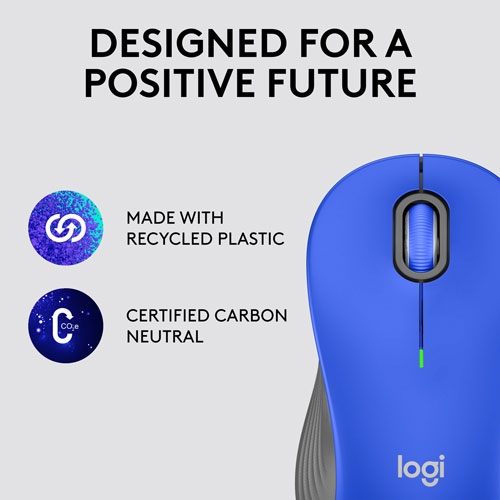 Souris optique sans fil Signature M550 L de Logitech - Bleu