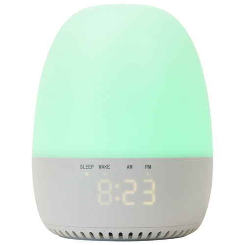 Appareil sonore pour l'apprentissage du sommeil avec veilleuse de Yogasleep - Blanc
