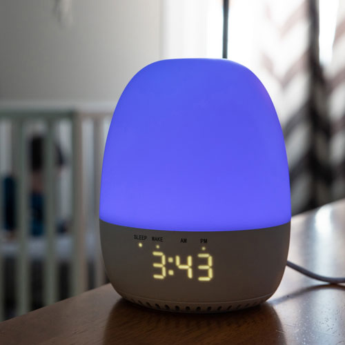 Appareil sonore pour l'apprentissage du sommeil avec veilleuse de Yogasleep - Blanc