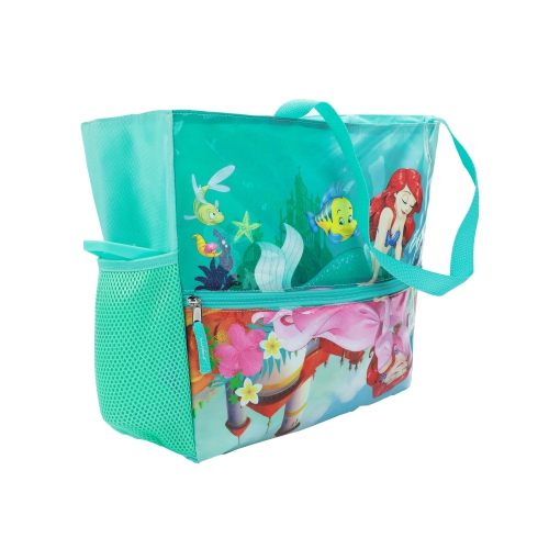 Disney Princess The Little Mermaid Kids Beach Tote 5 Piece Set