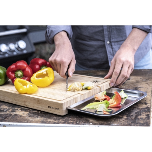 ZWILLING BBQ+ Cutting Board With Tray 39 cm X 30 cm Bamboo
