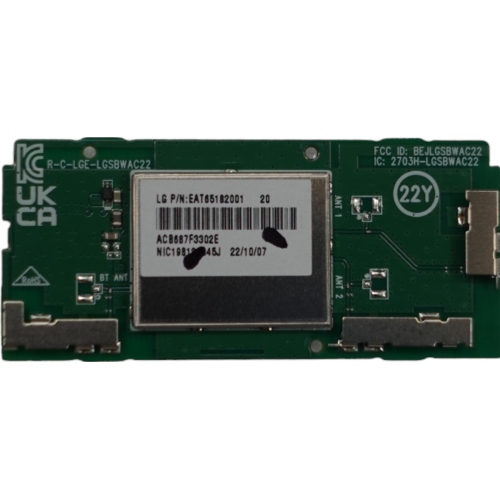 LG  Refurbished (Good) Uq7590 43" 4K Led Wifi Bluetooth Module P/n: Eat65182001