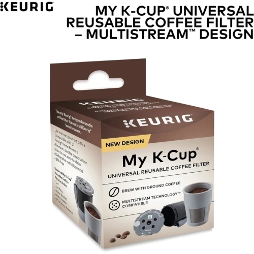 Keurig My K-Cup Universal Reusable Filter with MultiStream Technology - Gray