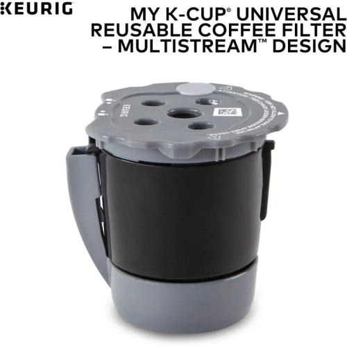 Keurig My K-Cup Universal Reusable Filter with MultiStream Technology - Gray