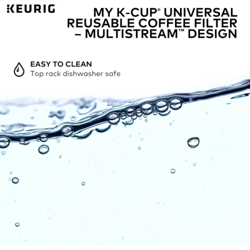 Keurig My K-Cup Universal Reusable Filter with MultiStream Technology - Gray