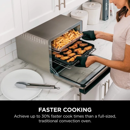 Ninja DT201C Foodi 10-in-1 XL Pro Air Fry Oven - Stainless Steel, 1800W
