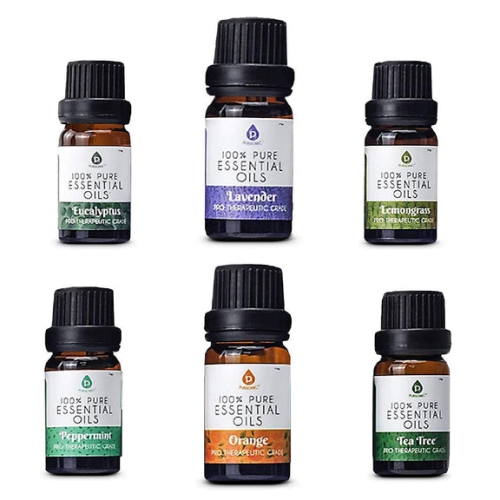 Paquet de 6 huiles essentielles d'aromathérapie Pure à 100 % de Pursonic