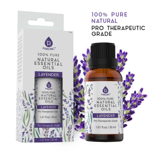 Huiles essentielles Pure & Natural Lavender 100 % de Pursonic