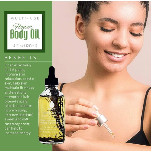 Huiles corporelles Pursonic Eucalyptus Flower multi-usage 4 oz