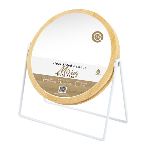 Pursonic Dual-Side Mirror with Seamless 360° Rotation