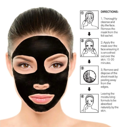 Pursonic Purifying Charcoal Sheet Mask