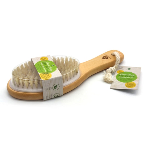 Pursonic Bath Body Brush With Lotus Wooden Handle