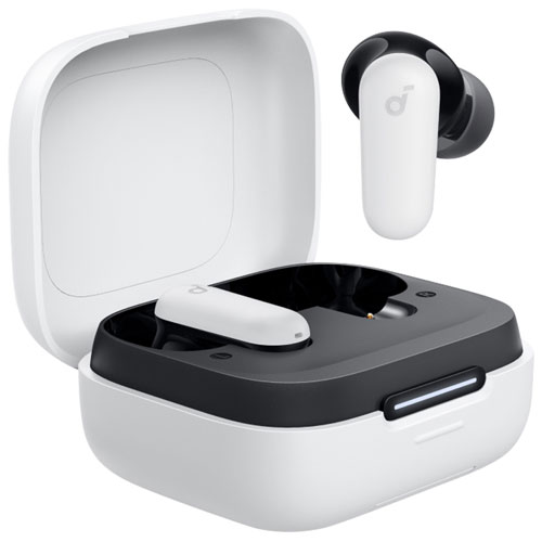 Écouteurs boutons 100 % sans fil à suppression du bruit P30i de Soundcore par Anker - Blanc