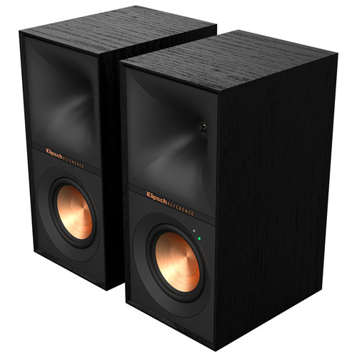 Haut-parleur d'étagère de 70 W R40PM de Klipsch - Paire - Noir