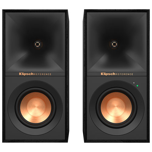 Klipsch R40PM 70-Watts Bookshelf Speaker - Pair - Black
