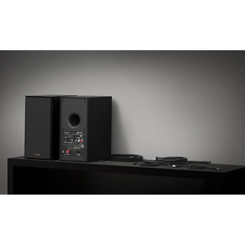 Klipsch R40PM 70-Watts Bookshelf Speaker - Pair - Black