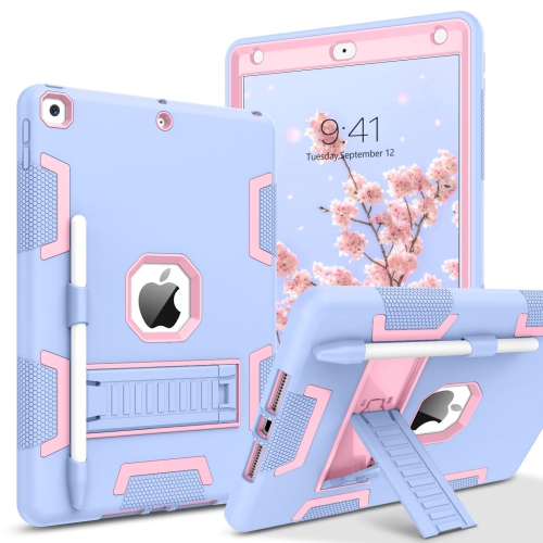 HLD  Ipad 9Th Generation Case, Ipad 8Th/7Th Generation Case, Ipad 10.2 Case, 3 In 1 Heavy Duty Rugged Shockproof Kickstand w Pen Holder Hybrid
