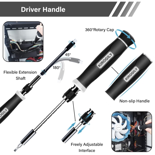 154 in 1 Precision Screwdriver Set, Small Screwdriver Mini Magnetic Repair Tool Kit for Electronics Computer PC Laptop MacBook Phone iPhone RC PS4