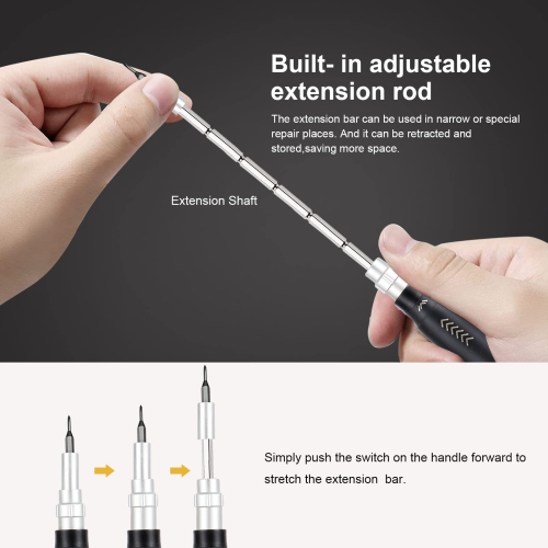 Screwdriver Set - BeiLan 145 in 1 Professional Electronics Screwdriver Set with Case Multi-Function Magnetic Torx Repair Tool Kit Compatible with