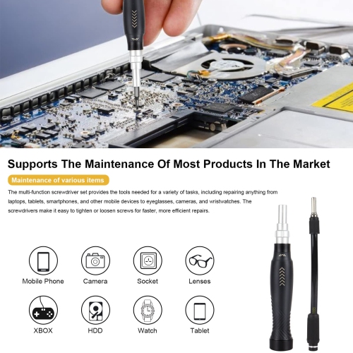 Screwdriver Set - BeiLan 145 in 1 Professional Electronics Screwdriver Set with Case Multi-Function Magnetic Torx Repair Tool Kit Compatible with