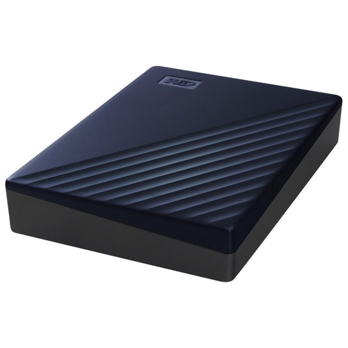 WD My Passport 6TB USB-C/USB 3.0 External Hard Drive for Mac - Blue