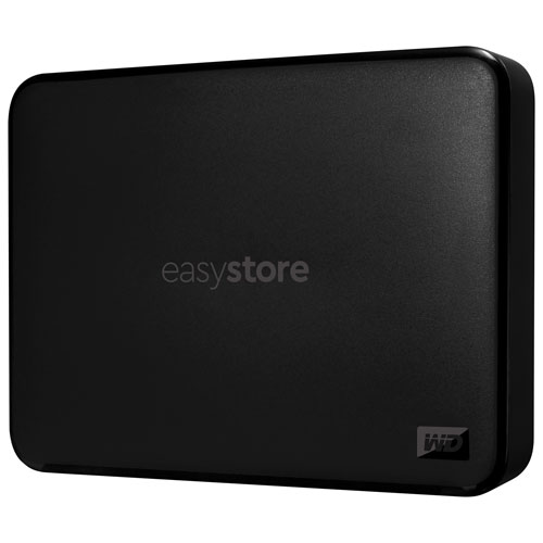 WD easystore 6TB USB 3.2 Portable External Hard Drive - Black