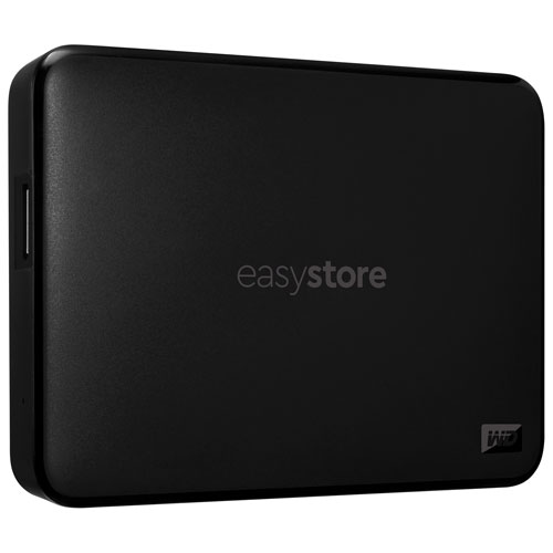 WD easystore 6TB USB 3.2 Portable External Hard Drive - Black