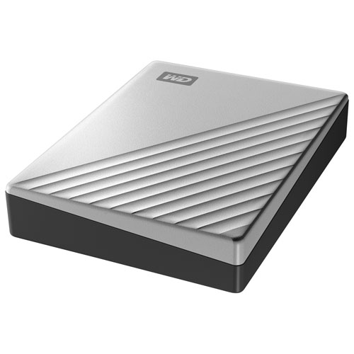 Disque dur externe USB-C/USB 3.0 My Passport Ultra de 6 To de WD pour Mac - Argenté