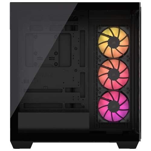 Corsair 3500X ARGB Mid-Tower ATX Computer Case - Black