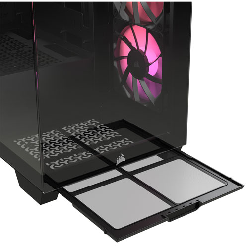 Corsair 3500X ARGB Mid-Tower ATX Computer Case - Black