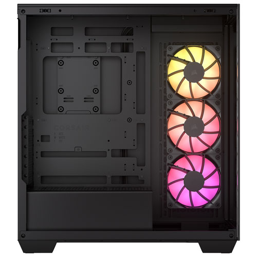 Corsair 3500X ARGB Mid-Tower ATX Computer Case - Black